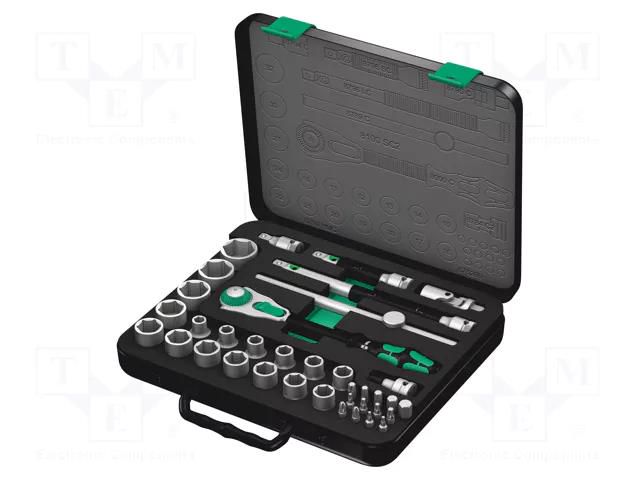 Wrench-set; socket spanner; Mounting: 1/2"; 37pcs. WERA WERA.05003645001