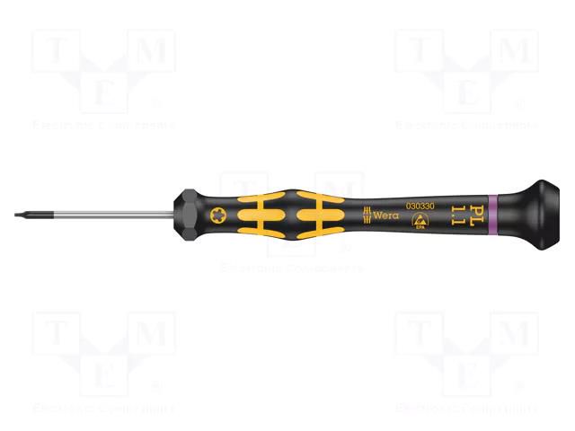 Screwdriver; precision; Pentalobe; PL1.1; ESD; 137mm WERA WERA.05030330001