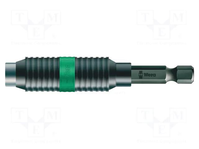 Holder; Overall len: 75mm; Mounting: 1/4" (C6,3mm),1/4" (F6,3mm) WERA WERA.05053923001