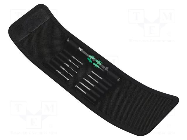 Kit: screwdrivers; hex key,Phillips,slot,Torx®; case; 11pcs. WERA WERA.05135938001