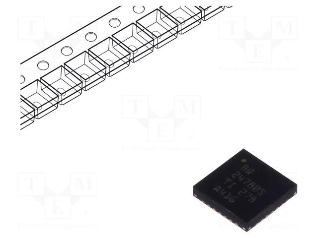 IC: PMIC; battery charging controller; Iout: 8.128A; 1.024÷19.2V TEXAS INSTRUMENTS BQ24780SRUYT