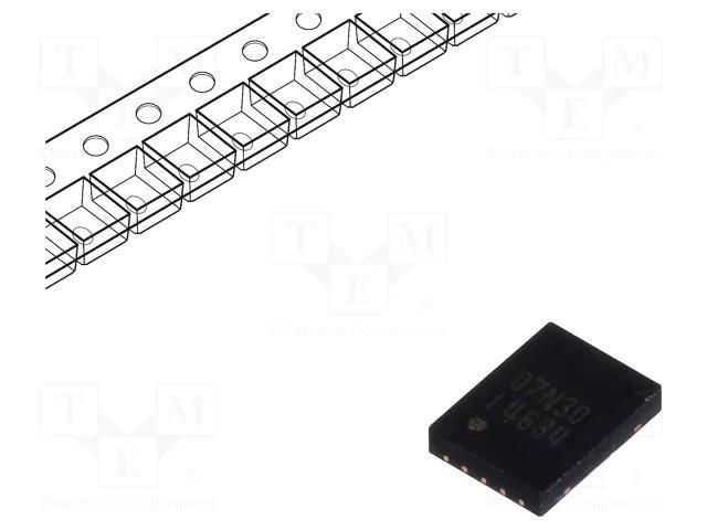 IC: analog switch; SPDT; Ch: 2; WSON10; 1.8÷5.5VDC; reel,tape TEXAS INSTRUMENTS LMS4684LD/NOPB