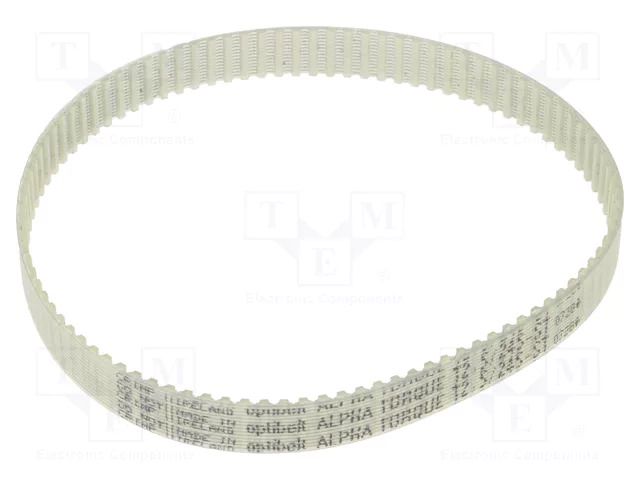 Timing belt; T2.5; W: 8mm; H: 1.3mm; Lw: 245mm; Tooth height: 0.7mm OPTIBELT T2.5-245-8-77ZA