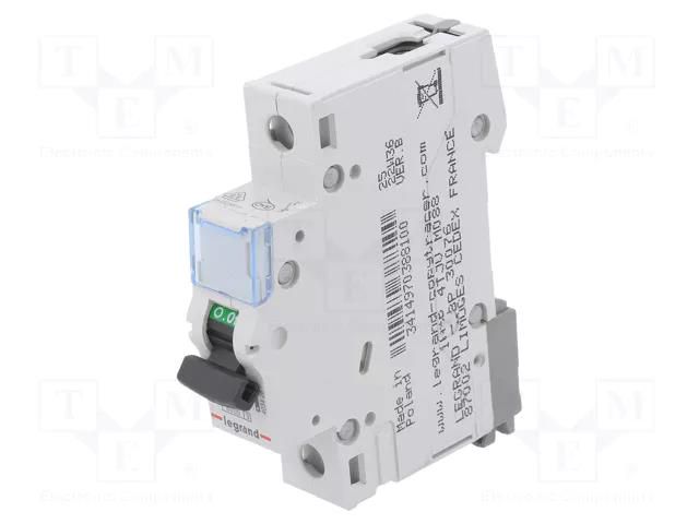 Circuit breaker; 230VAC; Inom: 3A; Poles: 1; for DIN rail mounting LEGRAND 403428