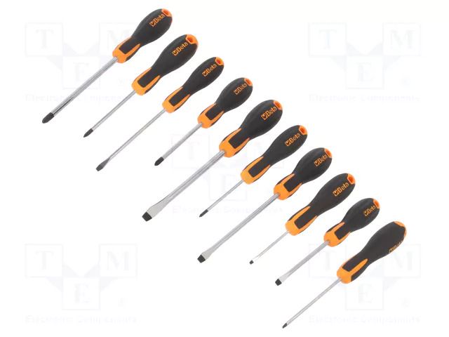 Phillips,slot; EVOX; 10pcs; Screwdriver: universal-set BETA BE1203E/D10