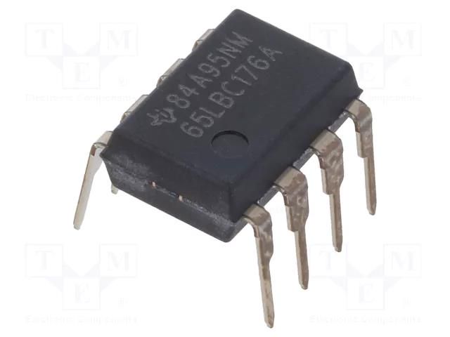 IC: interface; transceiver; RS485; 30Mbps; PDIP8; 4.75÷5.25VDC TEXAS INSTRUMENTS SN65LBC176AP