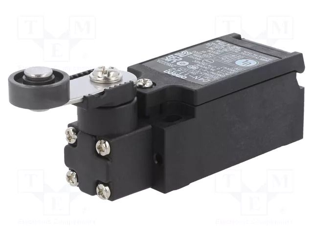 Limit switch; lever R 26mm, metallic roller Ø17,5mm; NO + NC OMRON D4N-1122
