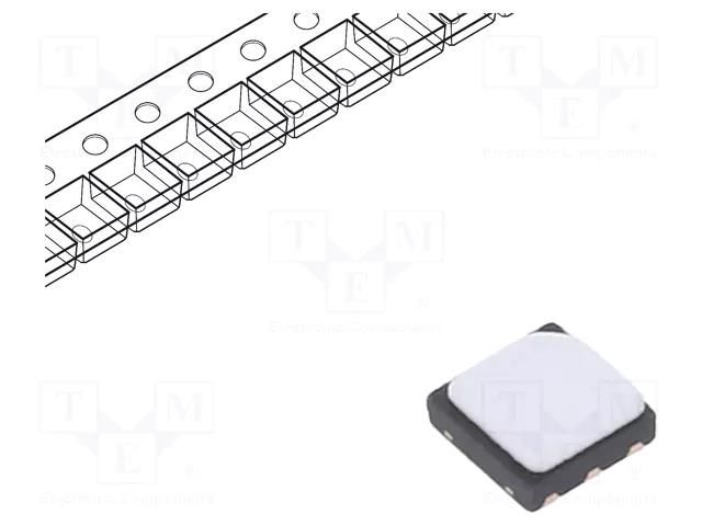 IC: driver/sensor; -40÷85°C; 1.9÷3.6V; DFN6; SMD; Interface: I2C SILICON LABS SI7021-A20-GM1