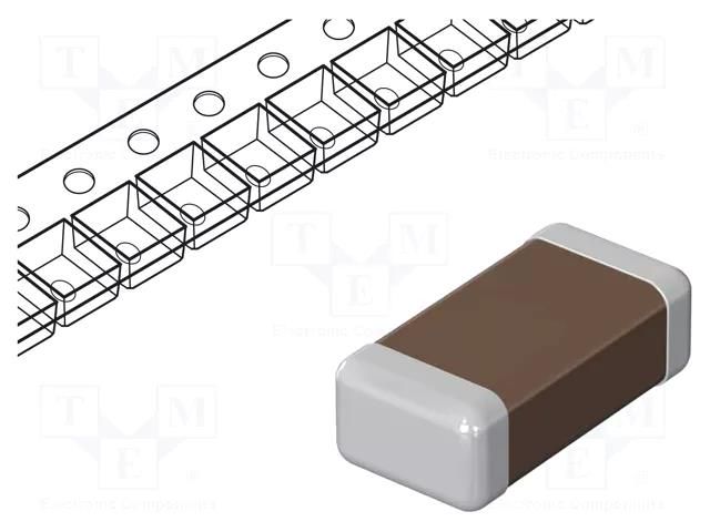 Capacitor: ceramic; MLCC; 330pF; 50V; C0G (NP0); ±1%; SMD; 0402 MURATA GRM1555C1H331FA01D