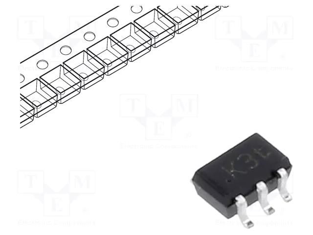 Diode: TVS array; 5.6V; 2.5A; SOT363; ESD NEXPERIA PESD3V3L5UY.115