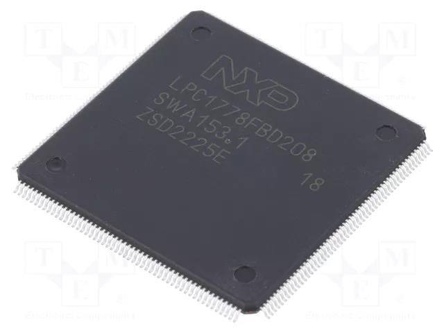 IC: ARM microcontroller; 96kBSRAM,512kBFLASH; LQFP208 NXP LPC1778FBD208K