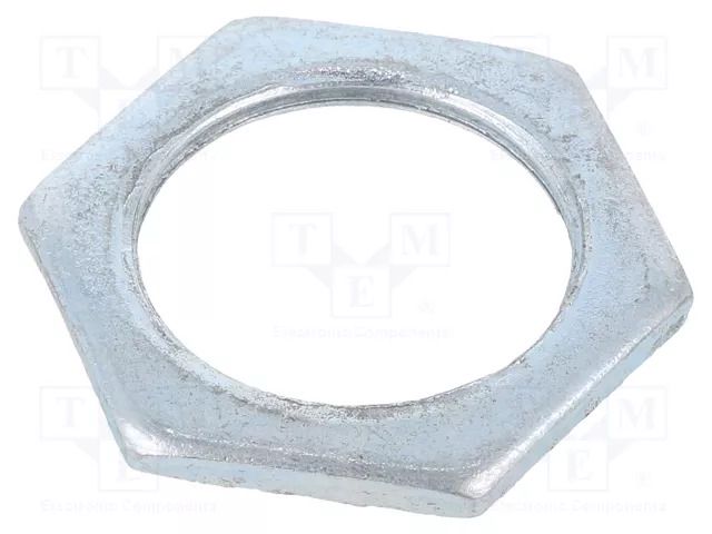Nut; M32; galvanised steel; Thread: metric; Pitch: 1.5; -100÷300°C HELLERMANNTYTON ALS-M32-GS-ML