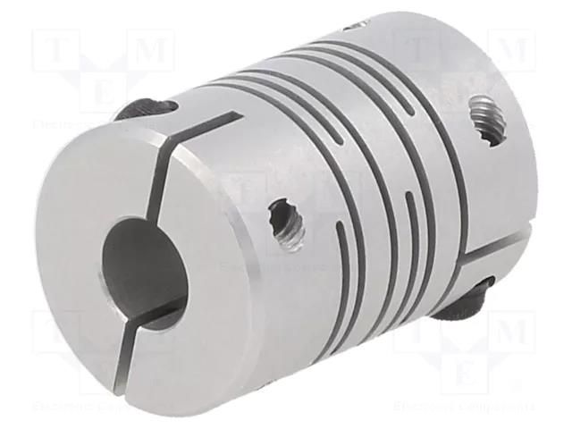 Coupling; Ø: 16mm; Ø1: 16mm; Ø2: 6mm; aluminium ELESA+GANTER 224616B66AL