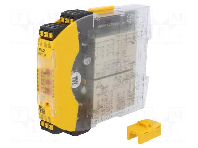 Module: extension; Usup: 24VDC; IN: 2; OUT: 4; for DIN rail mounting PILZ PZ-751109