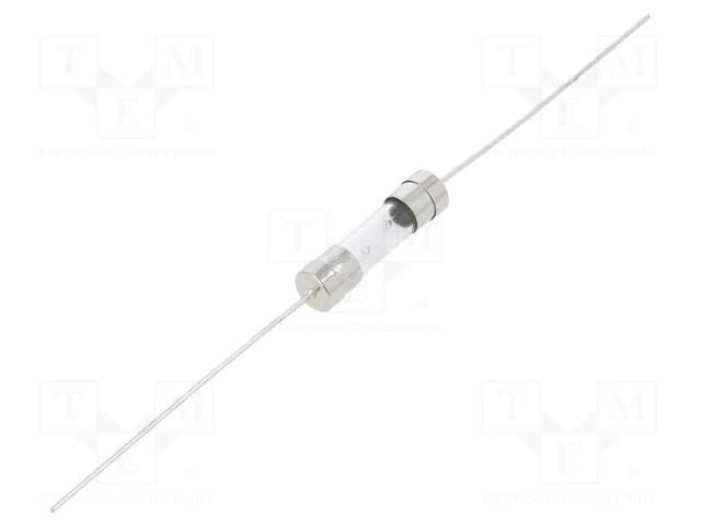 Fuse: fuse; 4A; 250VAC; time-lag; glass; 5x20mm; TSC; brass OPTIFUSE TSC-P-4A