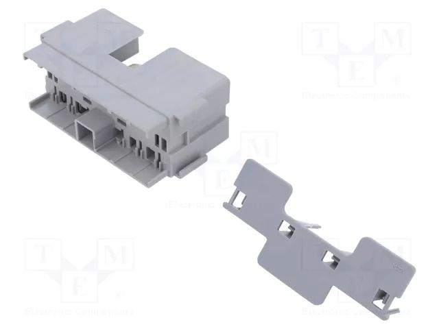 Case; 29mm; push-in; ways: 6; PBT; grey; Kit: holder; MAXIVAL MTA 0101470