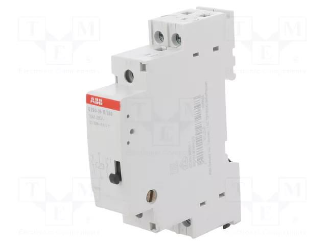Relay: installation; bistable,impulse; NC + NO; 18x68x85mm; E290 ABB E290-16-11/230