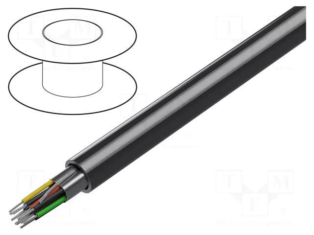 Wire; 5x2x24AWG; RS232; stranded; Cu; shielded,Al-PET foil; PVC BELDEN 9505.060100