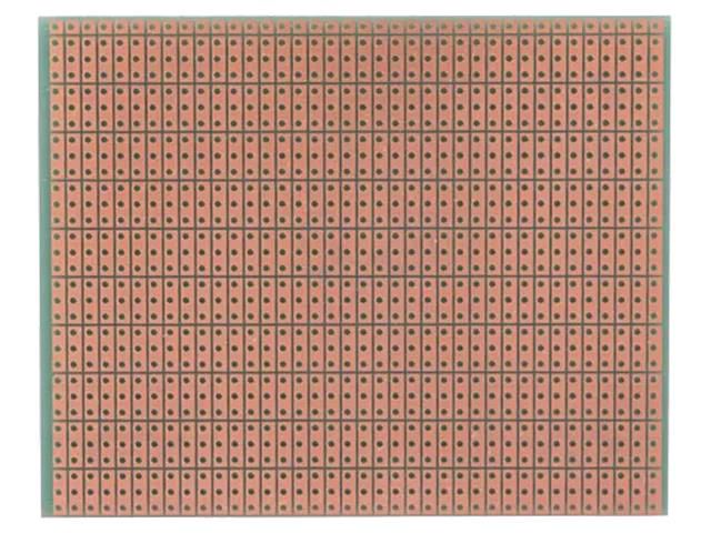 Board: universal; eurocard,single sided,prototyping; W: 100mm VELLEMAN VEL-ECS3/2