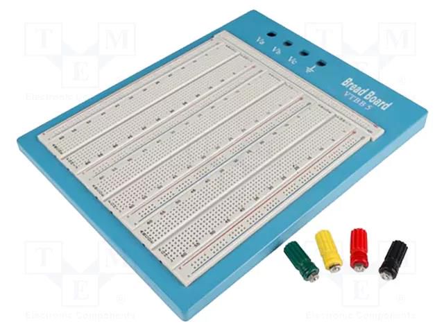 Board: universal; prototyping,solderless; W: 150mm; L: 174mm; 3A VELLEMAN VEL-VTBB5