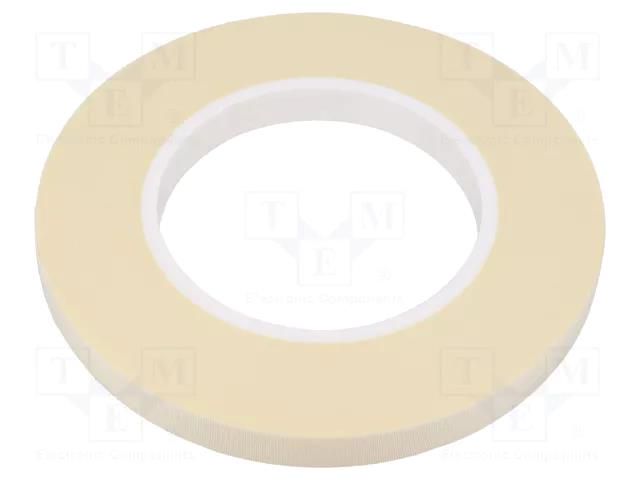 Tape: electrical insulating; W: 12mm; L: 50m; Thk: 0.21mm; white H-OLD HOLD-CA.100-12-50M