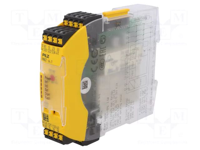 Automation module: safety relay; Usup: 24VDC; IN: 3; OUT: 5; IP40 PILZ PZ-751124