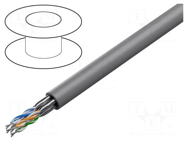 Wire; 5x2x24AWG; RS232,RS422; stranded; Cu; PVDF; grey; 152m; 300V BELDEN 89705.008500