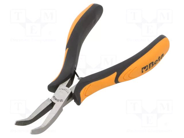 Pliers; curved,flat; 140mm BETA BE1172BM/P