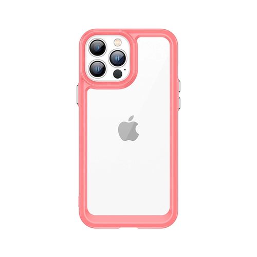 Outer Space Case Case for iPhone 13 Pro Max Hard Cover with Gel Frame Red, Hurtel 5907769311475 5907769311475