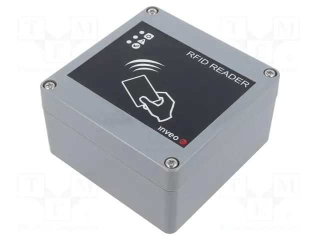 RFID reader; 10÷24V; MIFARE; HTTP,Modbus RTU,Modbus TCP,SNMP INVEO RFID-IND-M2-S