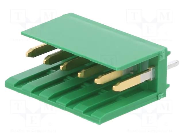 connector 6P MOD 1 SHROUDED HEADER, ST, 0.4 Au TE Connectivity 280611-2