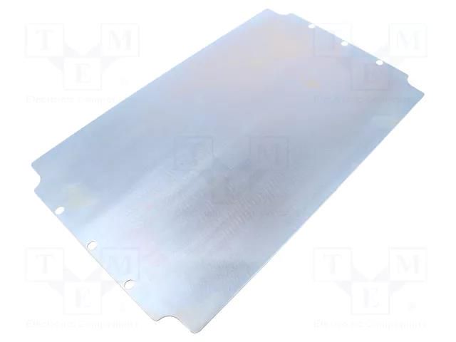 Mounting plate; steel; Plating: zinc RAYCHEM RPG MP-GRJ-18