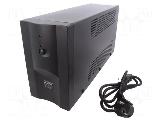 Power supply: UPS; 390W; 650VA; 230V; 320x160x95mm; IEC C13 x2 GEMBIRD UPS-PC-652A