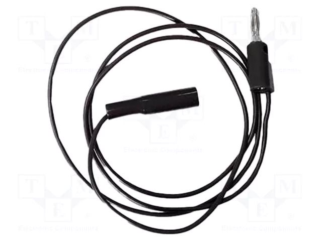 Test lead; 5A; banana plug 4mm,crocodile clip; Urated: 600V MUELLER ELECTRIC BU-2031-A-12-0