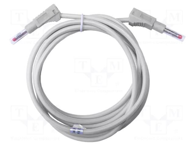 Test lead; 45A; banana plug 4mm,both sides; insulated; Len: 2m MUELLER ELECTRIC BU-2323-10-79-9