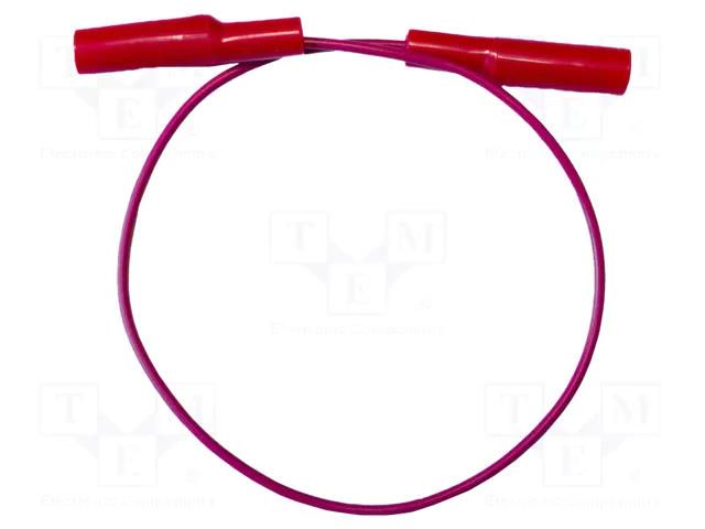 Test lead; 10A; both sides,aligator clip; Urated: 300V; Len: 0.3m MUELLER ELECTRIC BU-3131-A-12-2