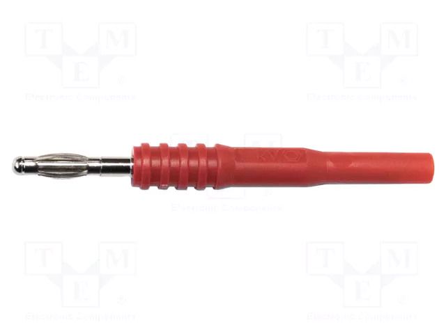 Connector: 4mm banana; plug; banana 4mm plug,banana socket; 20A MUELLER ELECTRIC BU-32101-2