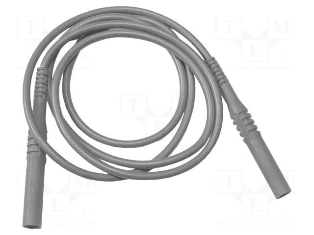 Test lead; 20A; banana plug 4mm,both sides; insulated; Len: 1.8m MUELLER ELECTRIC BU-6161-M-72-8