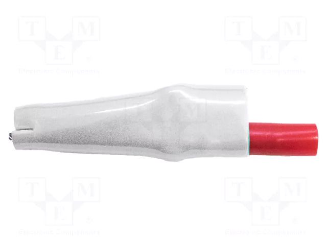 Crocodile clip; 10A; white; Grip capac: max.7.9mm; Contacts: steel MUELLER ELECTRIC BU-63-9