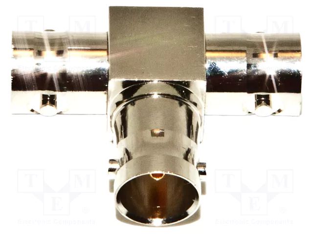 Connector: BNC; female x3; BNC plug x3; 75Ω; -50÷150°C MUELLER ELECTRIC BU-P6738