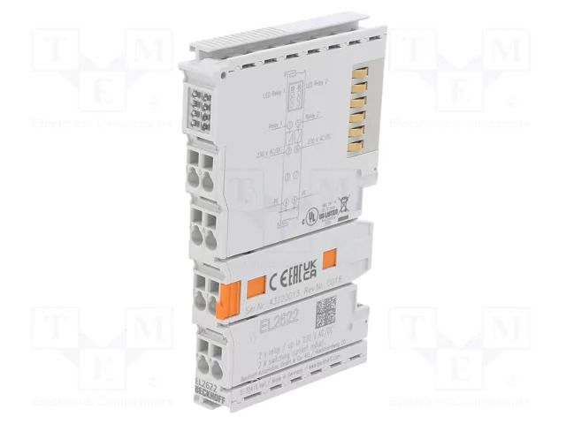 Automation module: digital output; 0÷55°C; IP20; 30VDC; EtherCAT Beckhoff Automation EL2622