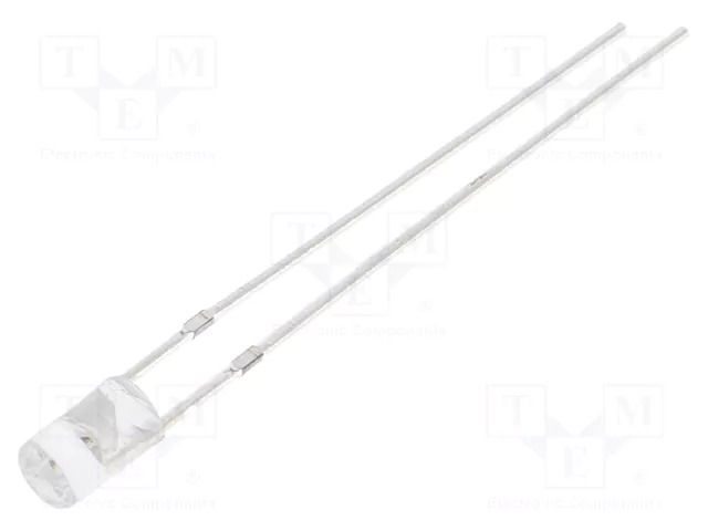 LED; blue; 3mm; 500÷750mcd; 140°; Front: flat; 2.8÷3.6VDC; -30÷85°C OPTOSUPPLY OSB5SA3HE1B