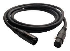 CABLE ASSY, 5P XLR JACK-XLR PLUG, 6FT IO-DMX5-6-P