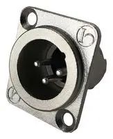 XLR CONNECTOR, PLUG, 3POS, PANEL IO-XLR3-M-JLX
