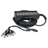 CABLE, 3POS XLR PLUG-JACK, 8PORT, 32FT 555-13862