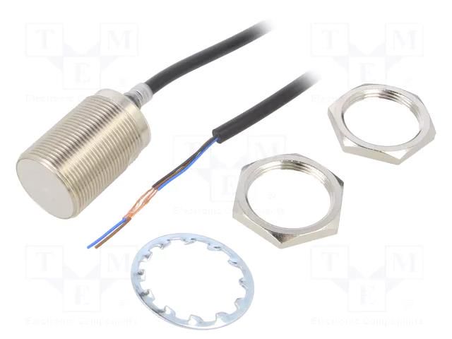 Sensor: inductive; OUT: PNP / NO; 0÷15mm; 10÷30VDC; M30; 2m; IP67 OMRON E2E-X15B1T30-2M