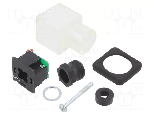 Accessories: plug for coil; IP65; natural (transparent); 24V DANFOSS 042N0263