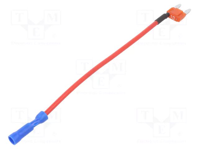 Fuse: fuse; 10A; 32VDC; automotive; 10.9mm; Mini; MINI OPTIFUSE ANM-W-10A-16R