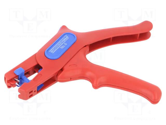Stripping tool; 24AWG÷10AWG; 0.2÷6mm2; Wire: round; 165mm WEICON WEICON-51000006
