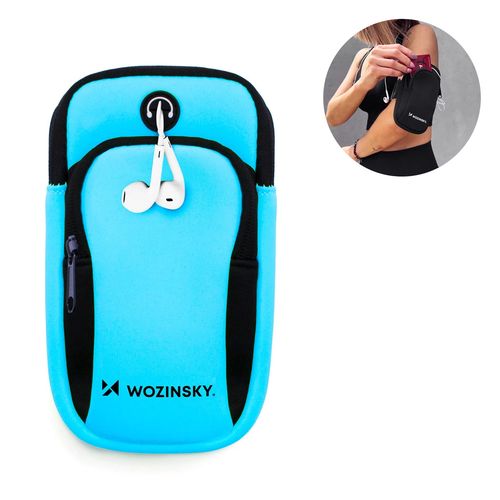 Wozinsky running phone armband blue (WABBL1), Wozinsky 5907769306822 5907769306822